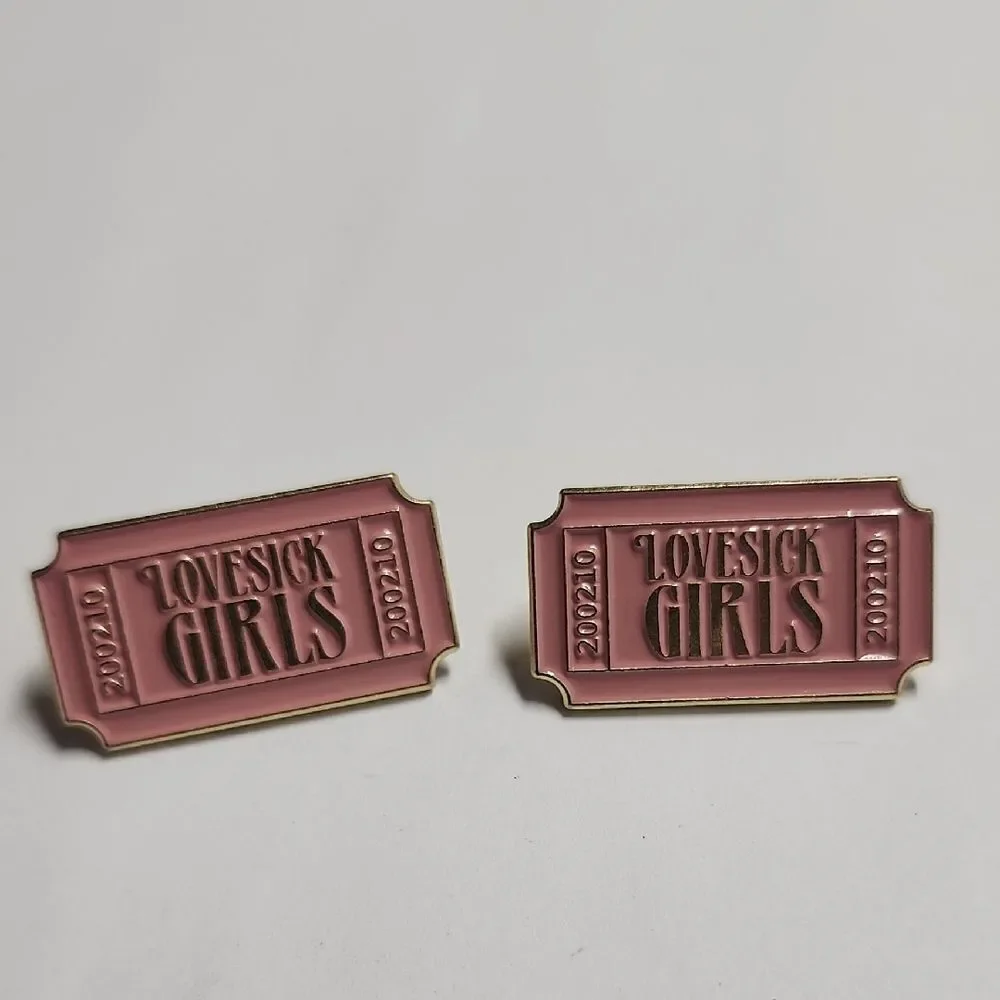 Lovesick Girls Pink Pins